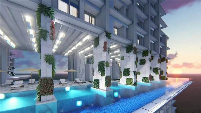 Элитная высотная резиденция с аквапарком, отелем и ресторанами, Паттайя, Таиланд