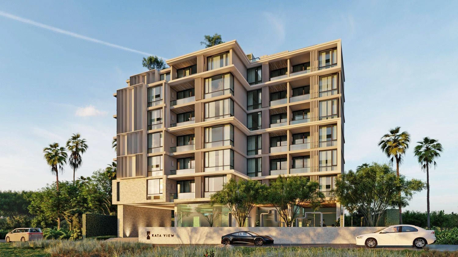 Кондоминиум с видом на море, горы, джунгли и остров, 800 метров до пляжа Ката, Пхукет, Таиланд