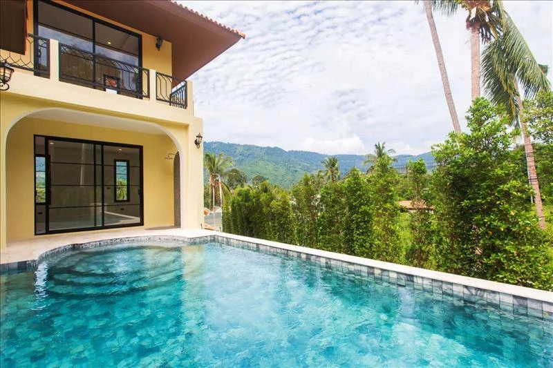 Комплекс вилл с бассейнами в спокойном живописном районе, Самуи, Таиланд