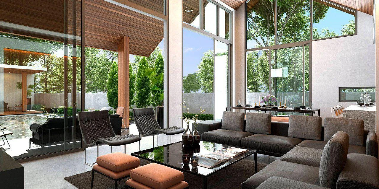 Комплекс вилл с бассейнами и садами рядом с пляжем Лаян, Пхукет, Таиланд