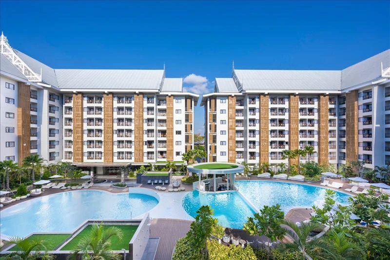 Резиденция с бассейном, ресторанами и конференц-залом в 800 метрах от пляжа Джомтьен, Паттайя, Таиланд