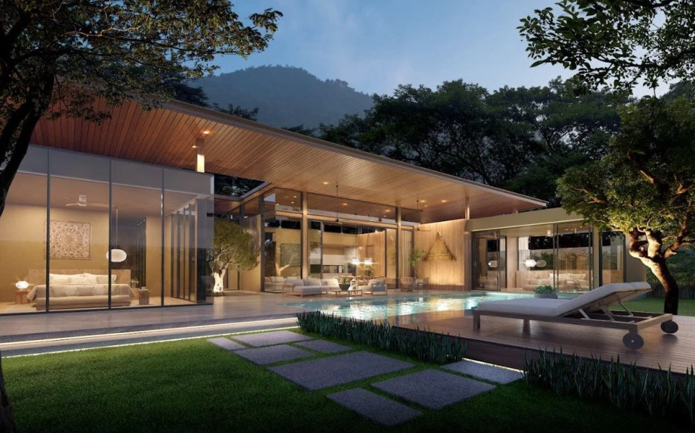 Новый комплекс вилл с бассейнами и садами, Пхукет, Таиланд