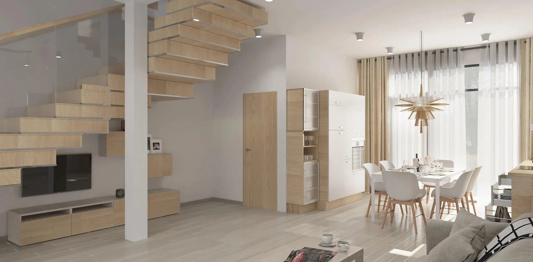 Новый комплекс таунхаусов с бассейнами в 800 метрах от пляжа, Самуи, Таиланд