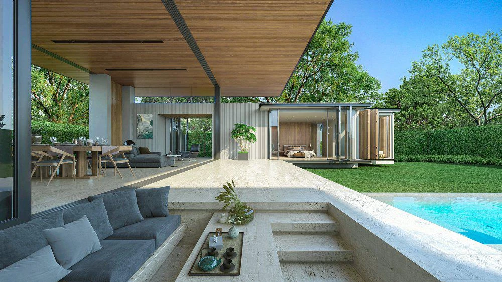 Комплекс вилл с бассейнами и садами рядом с пляжами, Пхукет, Таиланд