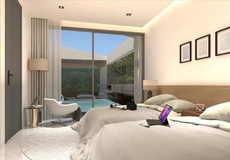 Новый комплекс вилл с бассейнами и садами, Самуи, Таиланд