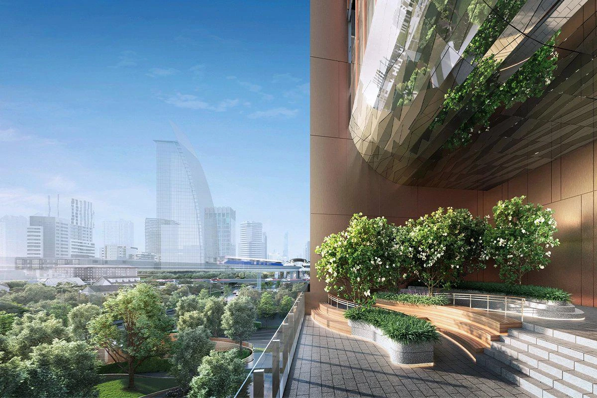 Высотный жилой комплекс с лофт-апартаментами рядом с метро, в деловом районе Бангкока, Таиланд