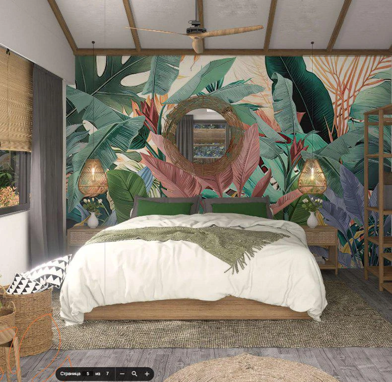 Виллы с бассейнами, садами и террасами, рядом с кокосовой рощей и пляжем Ламаи, Самуи, Таиланд