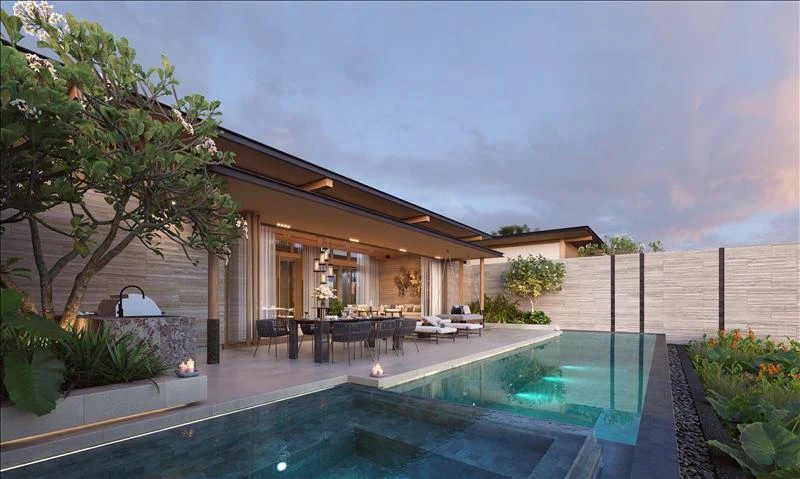 Комплекс вилл с бассейнами и видом на лагуну, Банг Тао, Пхукет, Таиланд