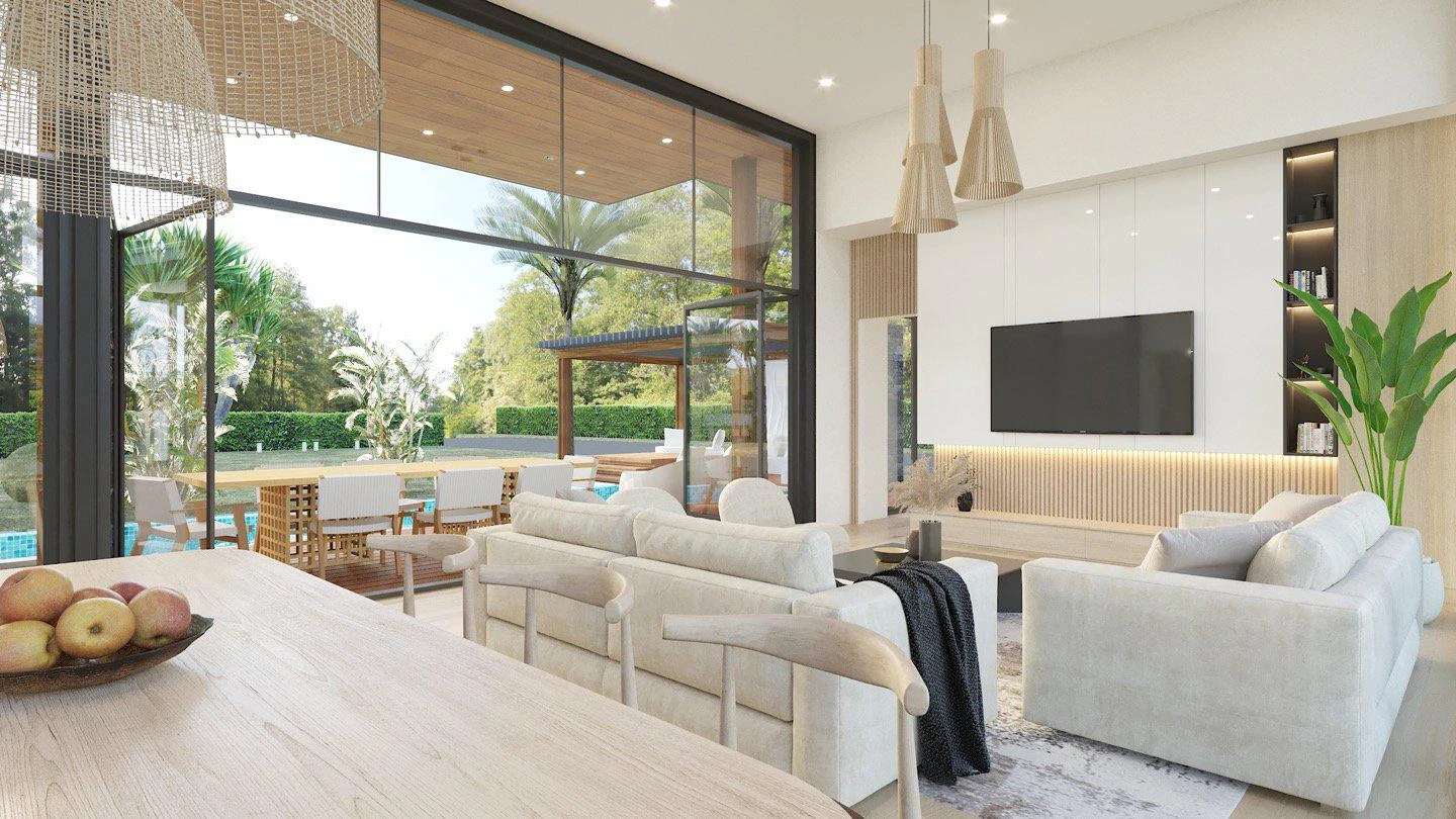 Новый комплекс вилл с бассейнами и садами рядом с пляжем и гаванью, Пхукет, Таиланд