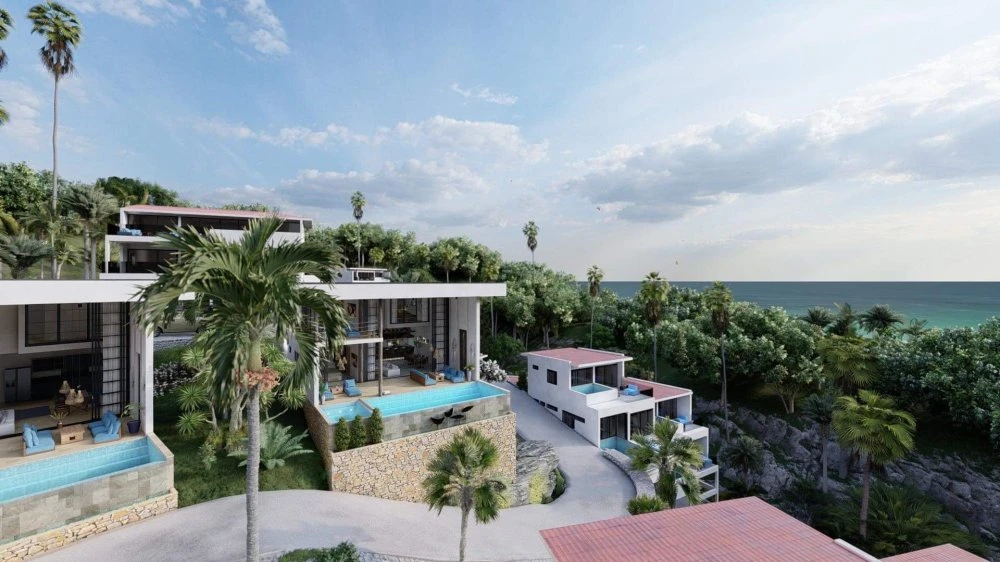 Просторные апартаменты и виллы с частными бассейнами, 900 метров до пляжа Ламай, Самуи, Таиланд