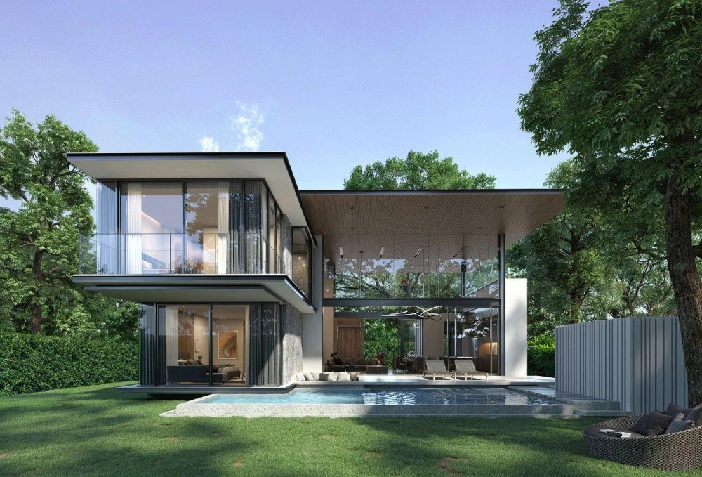 Просторные виллы с бассейнами в экологичном районе, Пхукет, Таиланд