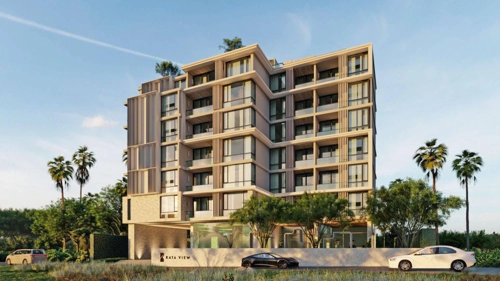 Кондоминиум с видом на море, горы, джунгли и остров, 800 метров до пляжа Ката, Пхукет, Таиланд