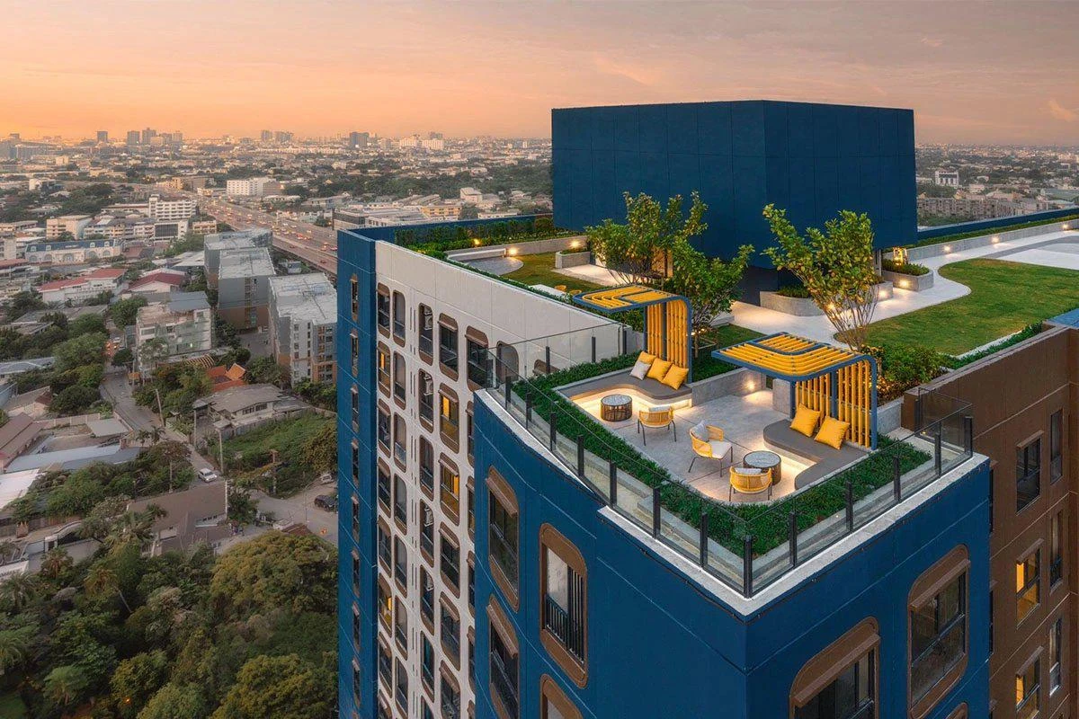 Готовые к заселению апартаменты рядом с автомагистралью, магазинами и университетом, Бангкок, Таиланд