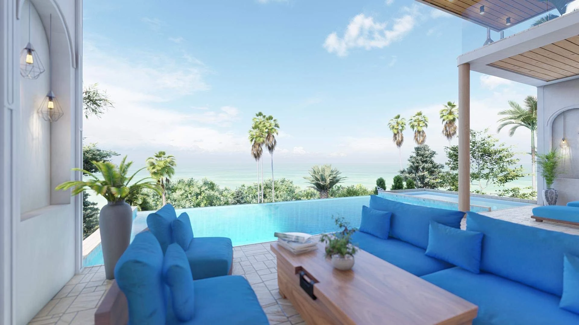 Просторные апартаменты и виллы с частными бассейнами, 900 метров до пляжа Ламай, Самуи, Таиланд