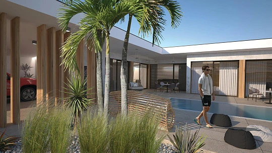 Новый комплекс вилл с бассейнами рядом с пляжем и международной школой, Самуи, Таиланд