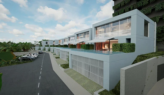 Двухэтажные виллы с частными бассейнами и системой «умного дома», рядом с пляжами Лаян и Банг Тао, Пхукет, Таиланд