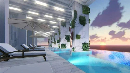 Элитная высотная резиденция с аквапарком, отелем и ресторанами, Паттайя, Таиланд