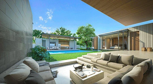 Комплекс вилл с бассейнами рядом с пляжами, Пхукет, Таиланд