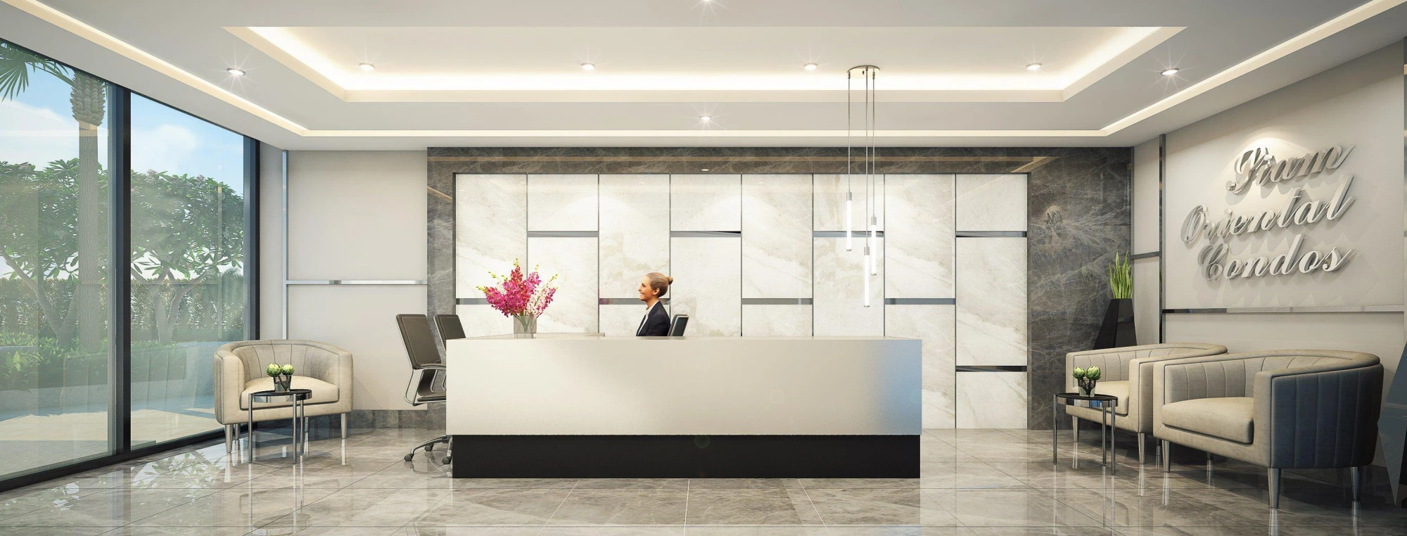 Новый жилой комплекс с бассейном на крыше и видом на море в Паттайе, Чонбури, Таиланд