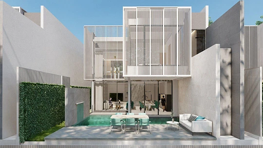 Комплекс новых вилл рядом с гольф-клубом и в 5 минутах езды от международной школы, Чалонг, Пхукет, Таиланд