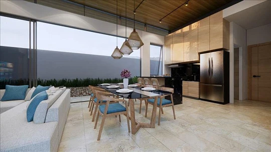 Новый комплекс вилл с бассейнами рядом с пляжем, Маенам, Самуи, Таиланд