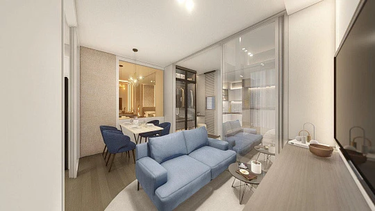 Новая резиденция в 800 метрах от пляжа, Най Харн, Пхукет, Таиланд